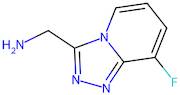 (8-Fluoro-[1,2,4]triazolo[4,3-a]pyridin-3-yl)methanamine