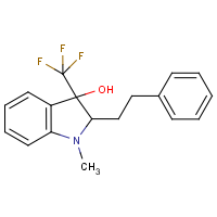 1-Methyl-2-phenethyl-3-(trifluoromethyl)-3-indolinol