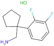 (1-(2,3-Difluorophenyl)cyclopentyl)methanamine hydrochloride