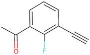 1-(3-Ethynyl-2-fluorophenyl)ethan-1-one