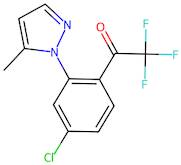 1-(4-Chloro-2-(5-methyl-1H-pyrazol-1-yl)phenyl)-2,2,2-trifluoroethan-1-one