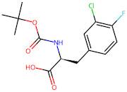 (S)-2-((tert-Butoxycarbonyl)amino)-3-(3-chloro-4-fluorophenyl)propanoic acid