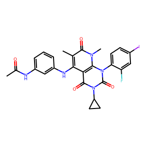 N-(3-(3-cyclopropyl-1-(2-fluoro-4-iodophenyl)-6,8-dimethyl-2,4,7-trioxo-1,2,3,4,7,8-hexahydropyr...