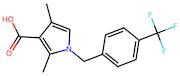 2,4-Dimethyl-1-(4-(trifluoromethyl)benzyl)-1H-pyrrole-3-carboxylic acid