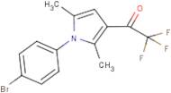 1-[1-(4-bromophenyl)-2,5-dimethyl-1H-pyrrol-3-yl]-2,2,2-trifluoro-1-ethanone