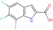 5,6,7-Trifluoro-1H-indole-2-carboxylic acid