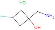 1-(Aminomethyl)-3-fluorocyclobutan-1-ol hydrochloride