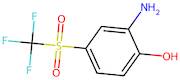 2-Amino-4-((trifluoromethyl)sulfonyl)phenol