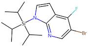 5-bromo-4-fluoro-1-(triisopropylsilyl)-1H-pyrrolo[2,3-b]pyridine