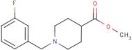 Methyl 1-(3-fluorobenzyl)-4-piperidinecarboxylate