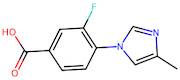 3-Fluoro-4-(4-methyl-1H-imidazol-1-yl)benzoic acid