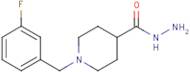 1-(3-Fluorobenzyl)piperidine-4-carbohydrazide