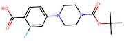 4-(4-(Tert-butoxycarbonyl)piperazin-1-yl)-2-fluorobenzoic acid