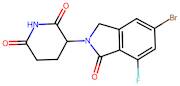 3-(5-Bromo-7-fluoro-1-oxoisoindolin-2-yl)piperidine-2,6-dione