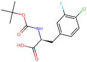 (S)-2-((Tert-butoxycarbonyl)amino)-3-(4-chloro-3-fluorophenyl)propanoic acid