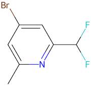 4-Bromo-2-(difluoromethyl)-6-methylpyridine