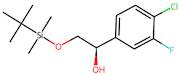 (R)-2-((tert-butyldimethylsilyl)oxy)-1-(4-chloro-3-fluorophenyl)ethanol