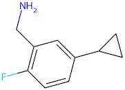 (5-Cyclopropyl-2-fluorophenyl)methanamine