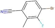 4-Bromo-3-fluoro-2-methylbenzonitrile