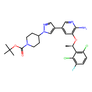 (R)-tert-butyl 4-(4-(6-amino-5-(1-(2,6-dichloro-3-fluorophenyl)ethoxy)pyridin-3-yl)-1H-pyrazol-1-y…