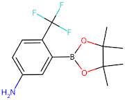 3-(4,4,5,5-Tetramethyl-1,3,2-dioxaborolan-2-yl)-4-(trifluoromethyl)aniline