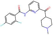 2,4-Difluoro-N-(6-(1-methylpiperidine-4-carbonyl)pyridin-2-yl)benzamide