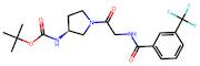 Carbamic acid, [(3S)-1-[[[3-(trifluoromethyl)benzoyl]amino]acetyl]-3-pyrrolidinyl]-, 1,1-dimethy...