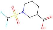 1-Difluoromethanesulfonylpiperidine-3-carboxylic acid