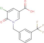 5-Chloro-1,6-dihydro-6-oxo-1-[3-(trifluoromethyl)benzyl]pyridine-3-carboxylic acid