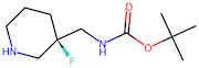 tert-Butyl (R)-((3-fluoropiperidin-3-yl)methyl)carbamate