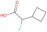 2-Cyclobutyl-2-fluoroacetic acid