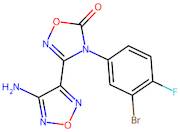 3-(4-Amino-1,2,5-oxadiazol-3-yl)-4-(3-bromo-4-fluorophenyl)-1,2,4-oxadiazol-5(4H)-one