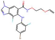 5-((4-Bromo-2-fluorophenyl)amino)-4-fluoro-1-methyl-N-(2-(vinyloxy)ethoxy)-1H-benzo[d]imidazole-6-…