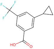 3-Cyclopropyl-5-(trifluoromethyl)benzoic acid