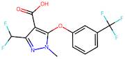 3-(Difluoromethyl)-1-methyl-5-(3-(trifluoromethyl)phenoxy)-1H-pyrazole-4-carboxylic acid