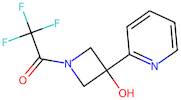 2,2,2-Trifluoro-1-(3-hydroxy-3-(pyridin-2-yl)azetidin-1-yl)ethanone