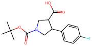 1-(tert-Butoxycarbonyl)-4-(4-fluorophenyl)pyrrolidine-3-carboxylic acid