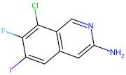 8-Chloro-7-fluoro-6-iodoisoquinolin-3-amine