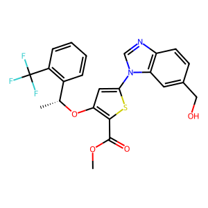 (R)-methyl 5-(6-(hydroxymethyl)-1H-benzo[d]imidazol-1-yl)-3-(1-(2-(trifluoromethyl)phenyl)ethoxy)t…