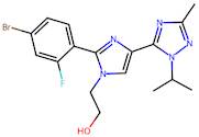 2-(2-(4-Bromo-2-fluorophenyl)-4-(1-isopropyl-3-methyl-1H-1,2,4-triazol-5-yl)-1H-imidazol-1-yl)et...