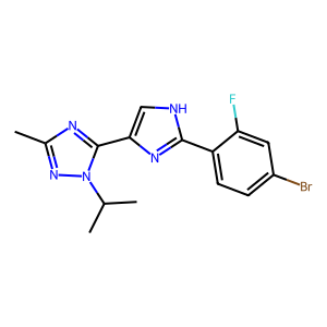 5-(2-(4-Bromo-2-fluorophenyl)-1H-imidazol-4-yl)-1-isopropyl-3-methyl-1H-1,2,4-triazole