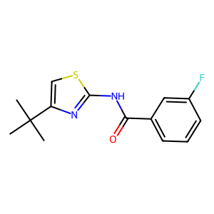 N-(4-(tert-Butyl)thiazol-2-yl)-3-fluorobenzamide