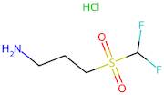 3-((Difluoromethyl)sulfonyl)propan-1-amine hydrochloride