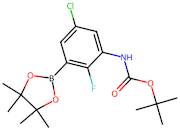 tert-Butyl (5-chloro-2-fluoro-3-(4,4,5,5-tetramethyl-1,3,2-dioxaborolan-2-yl)phenyl)carbamate