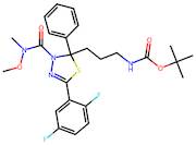 tert-Butyl (3-(5-(2,5-difluorophenyl)-3-(methoxy(methyl)carbamoyl)-2-phenyl-2,3-dihydro-1,3,4-th...