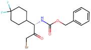 Benzyl (S)-(3-bromo-1-(4,4-difluorocyclohexyl)-2-oxopropyl)carbamate