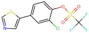 2-Chloro-4-(thiazol-5-yl)phenyl trifluoromethanesulfonate