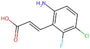 (E)-3-(6-Amino-3-chloro-2-fluorophenyl)acrylic acid