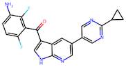 (3-Amino-2,6-difluorophenyl)(5-(2-cyclopropylpyrimidin-5-yl)-1H-pyrrolo[2,3-b]pyridin-3-yl)methano…