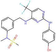 N-(3-(((2-((4-Hydroxyphenyl)amino)-5-(trifluoromethyl)pyrimidin-4-yl)amino)methyl)phenyl)-N-methyl…